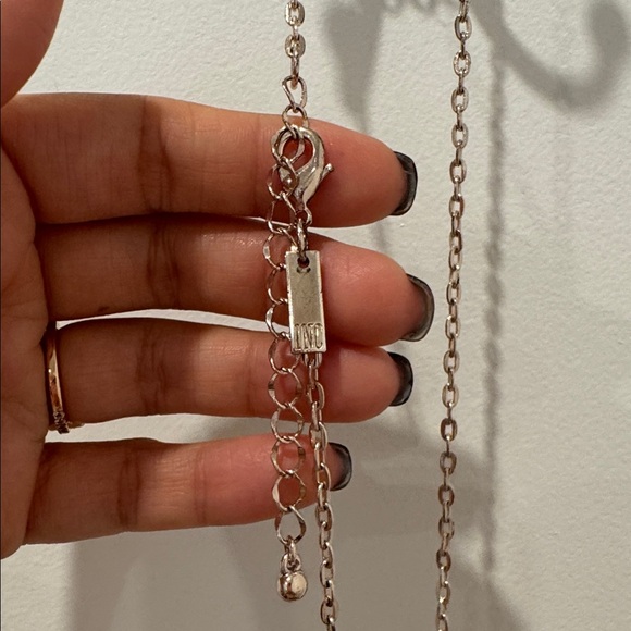 INC Rose Gold Chain Tassel Necklace - Picture 3 of 4